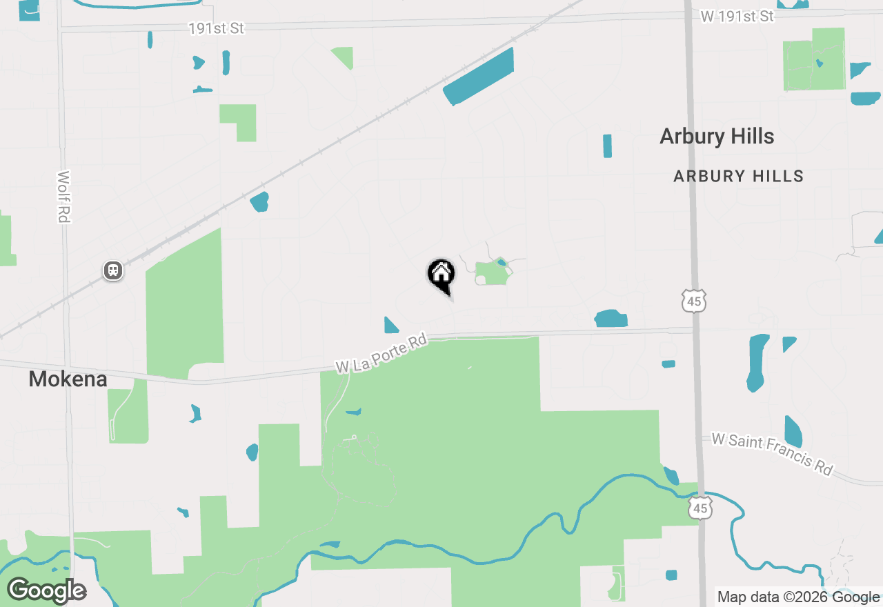 Map of 19808 Kirkstone Way, Mokena, IL 60448