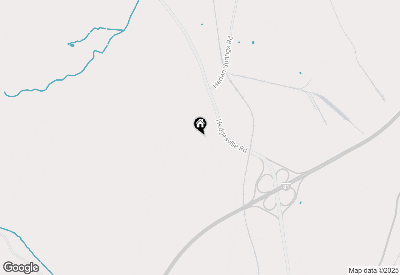 Map of 115 Brashear Ct, Martinsburg, WV 25403