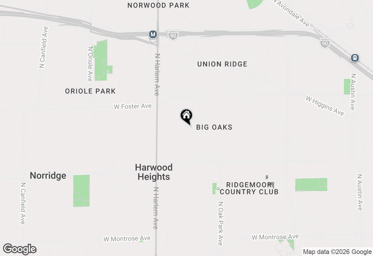 Map of 5000 N Nordica Avenue, Chicago, IL 60656