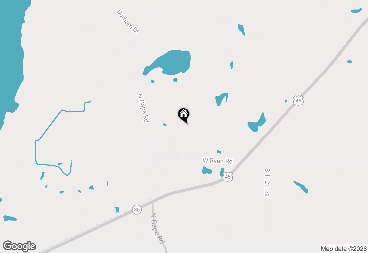 Map of 12272 W Greenway Ln, Franklin, WI 53132