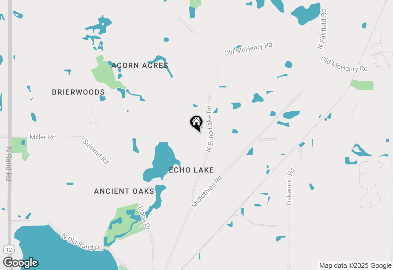 Map of 1170 Sycamore Drive, Lake Zurich, IL 60047
