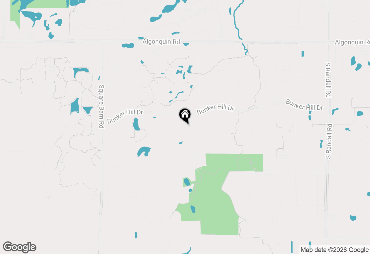 Map of 3551 Lakeview Drive, Algonquin, IL 60102