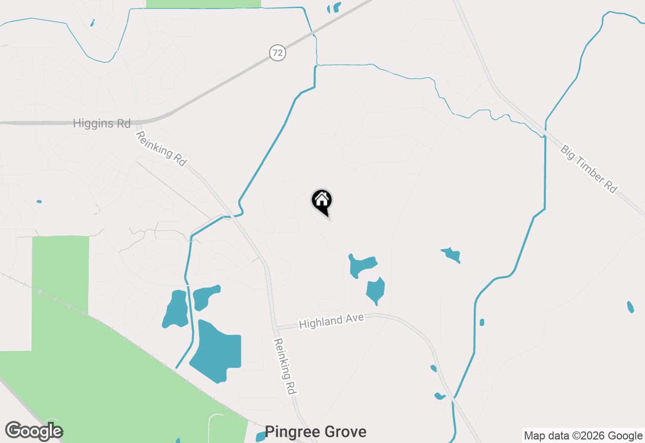 Map of 1059 Waterfront Lane, Pingree Grove, IL 60140