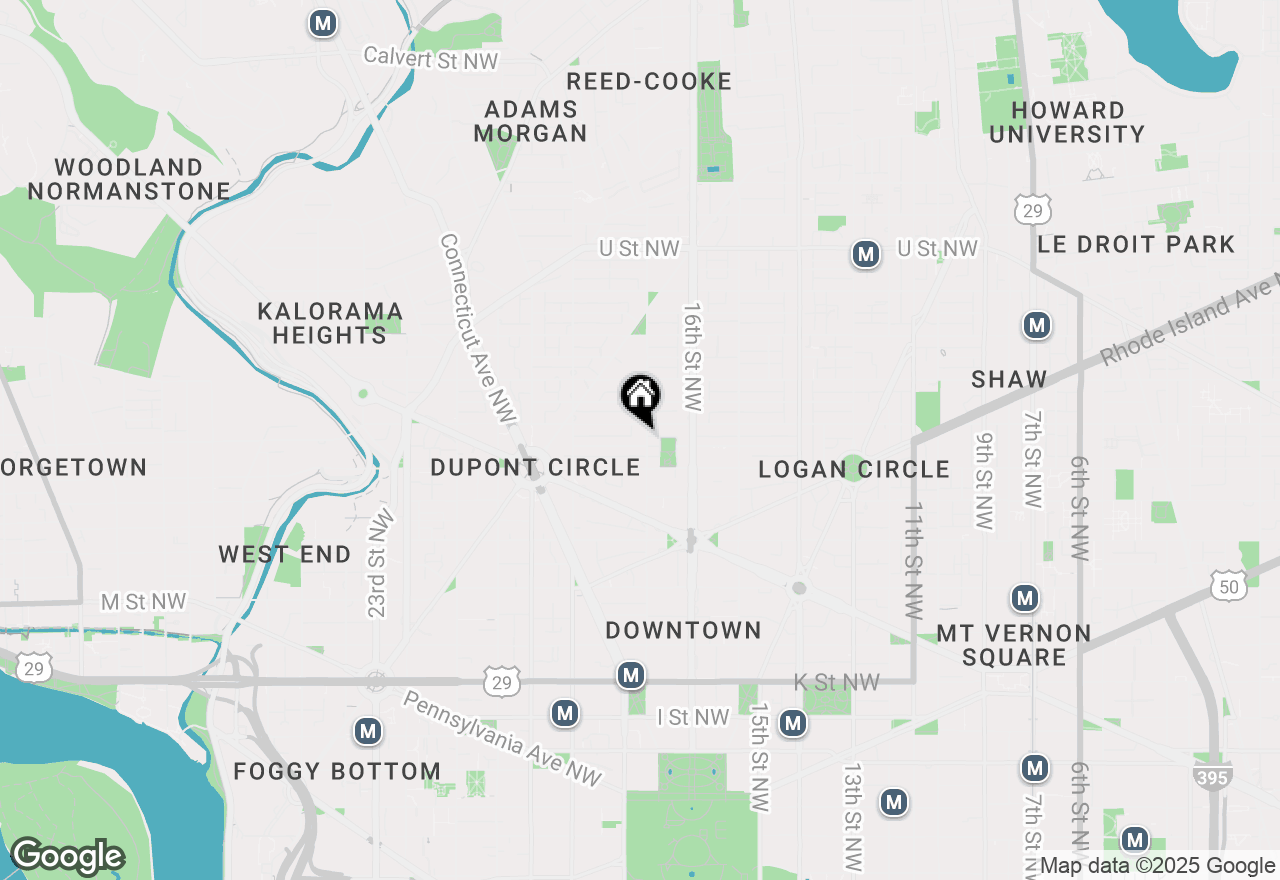 Map of 1526 17th Street Nw #405, Washington, DC 20036