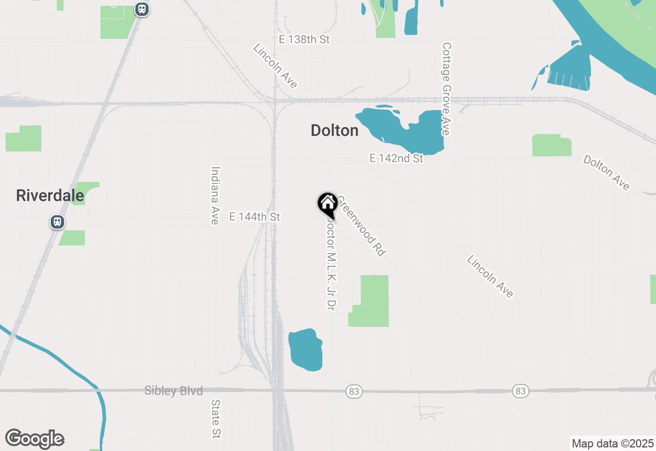 Map of 14412 Dr. Martin Luther King Jr. Drive, Dolton, IL 60419