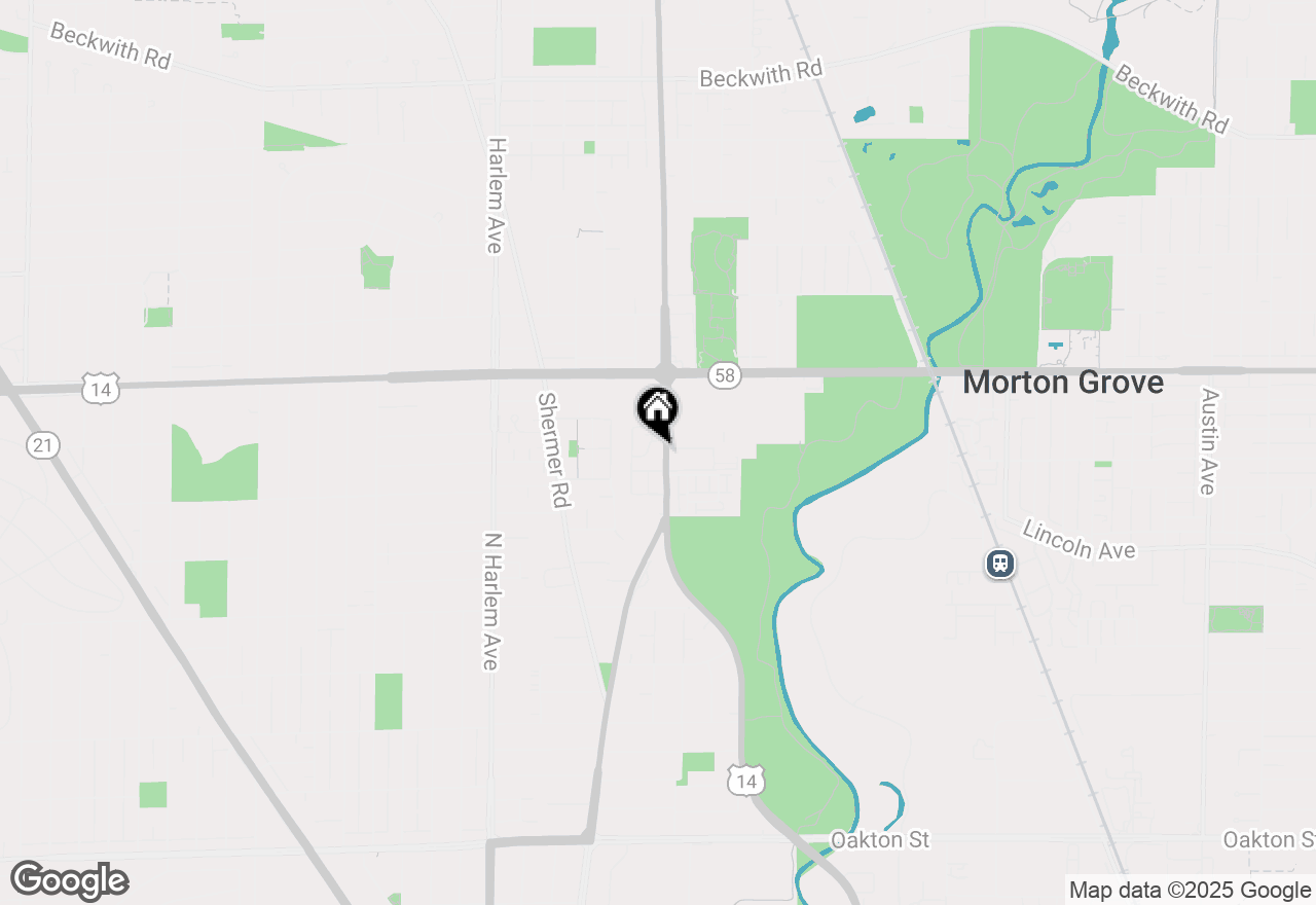 Map of 8620 Waukegan Road #308, Morton Grove, IL 60053
