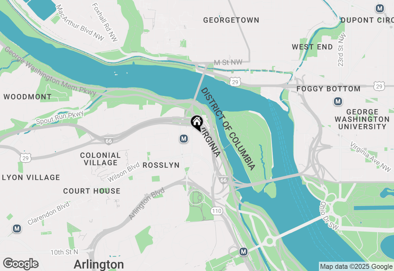 Map of 1111 19th Street N #2007, Arlington, VA 22209