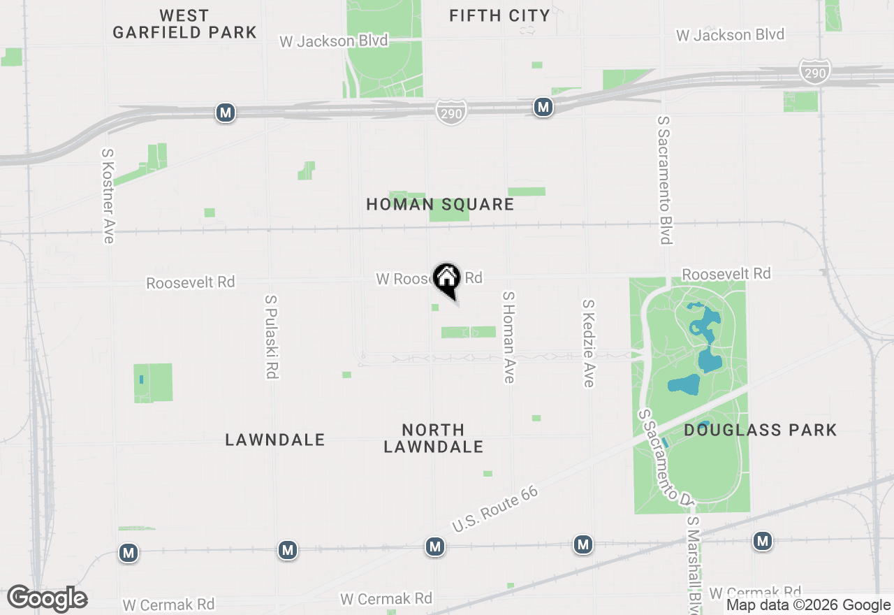Map of 3533 W 12th Place, Chicago, IL 60623