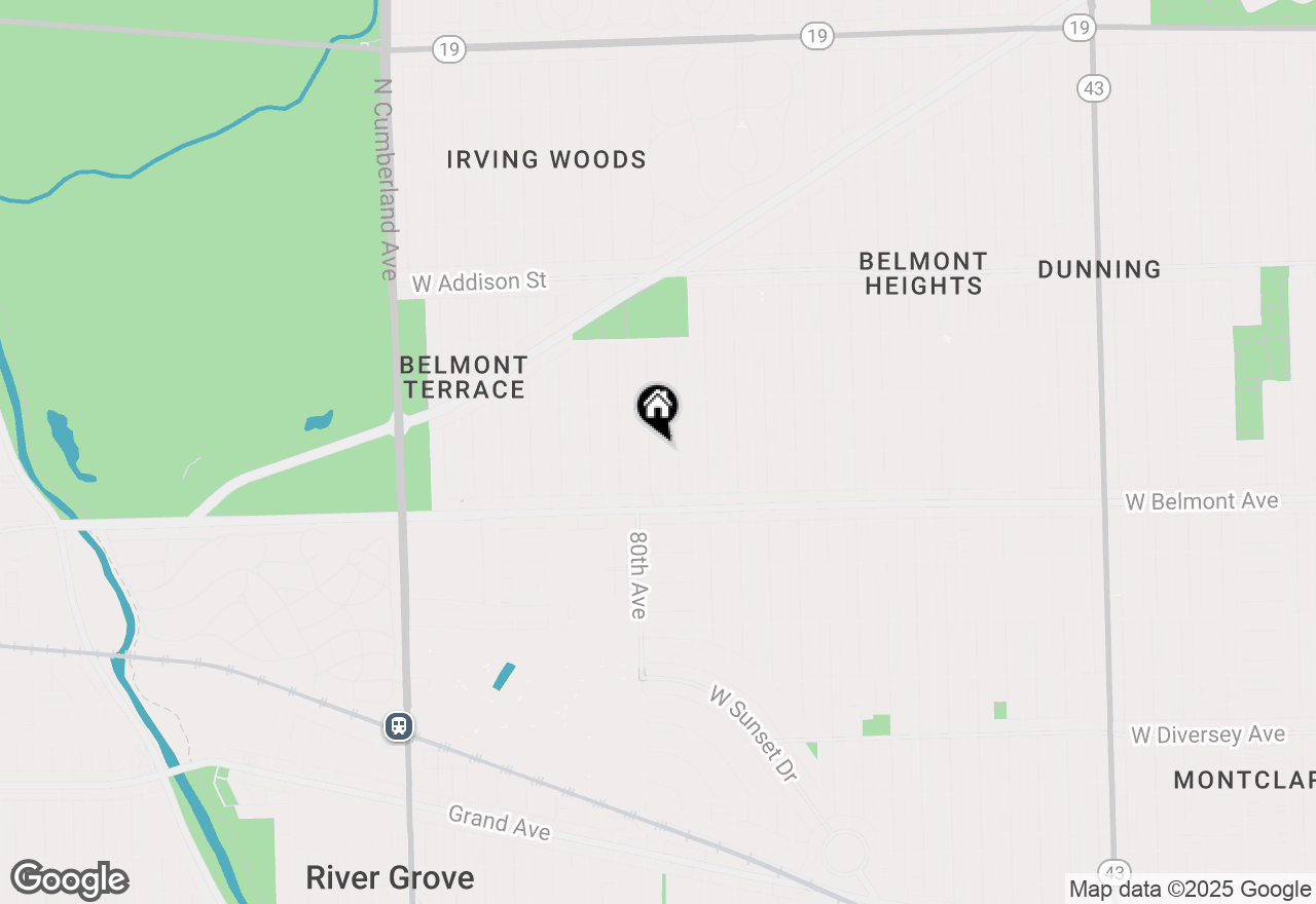 Map of 3300 N Osage Avenue, Chicago, IL 60634