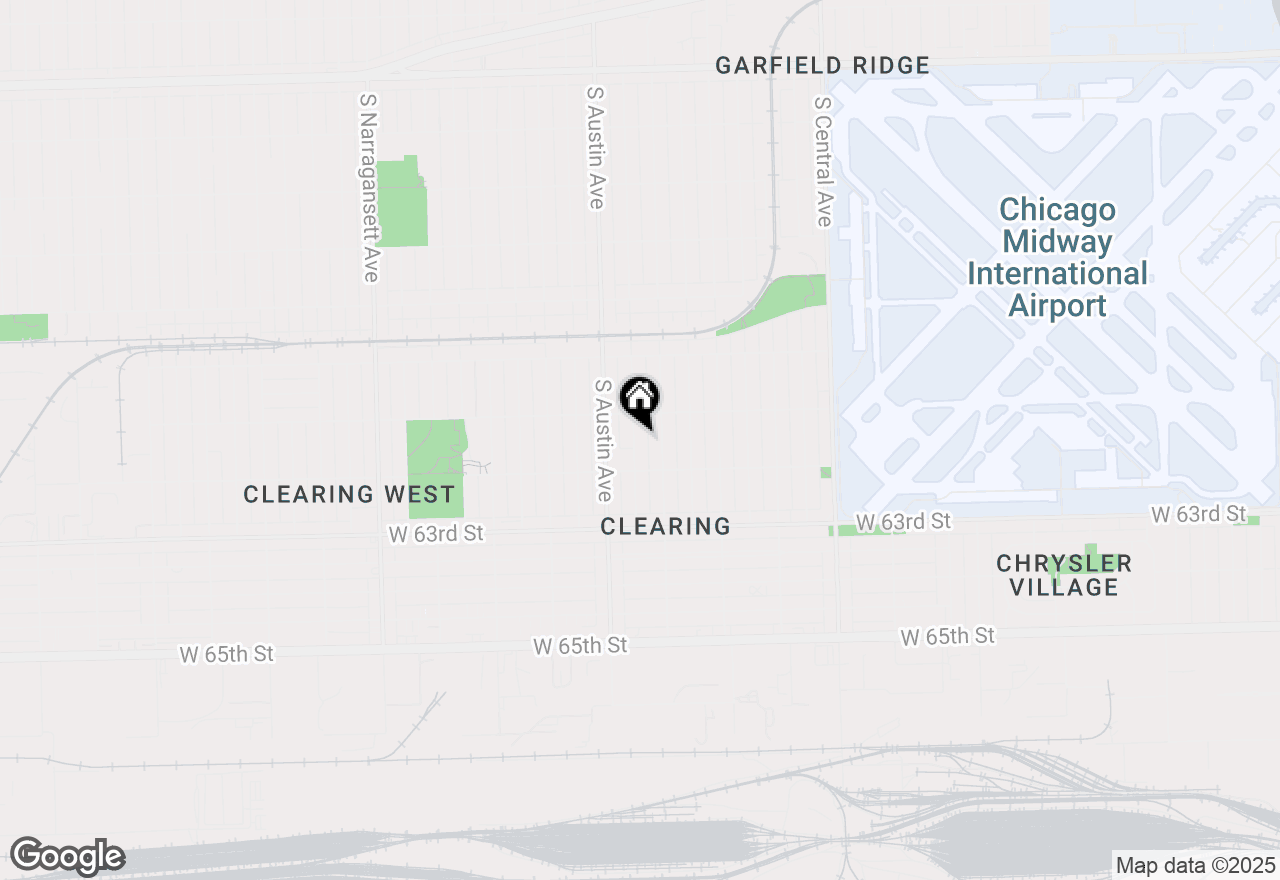 Map of 6129 S Mason Avenue, Chicago, IL 60638