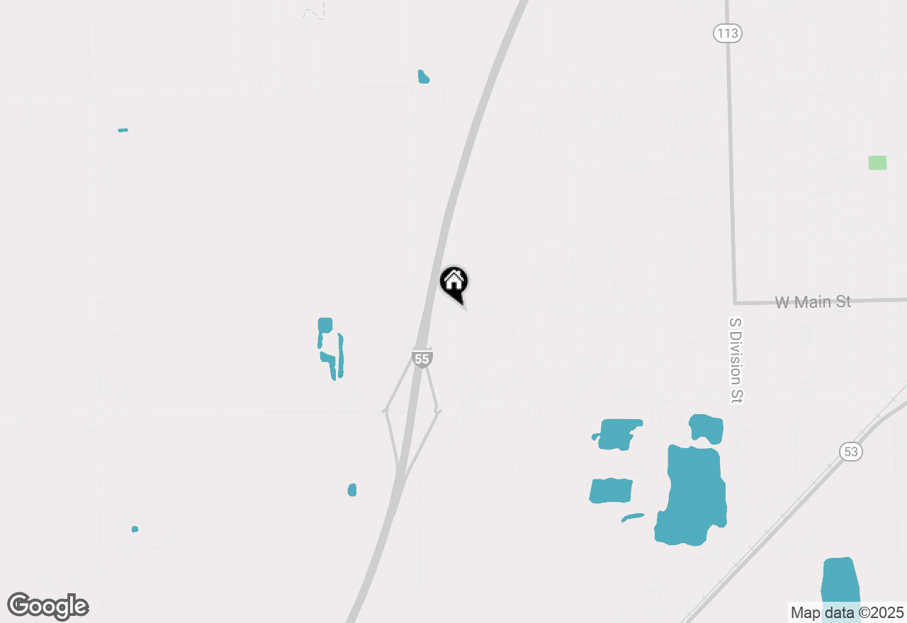 Map of 0000 Hickory Street, Braidwood, IL 60408