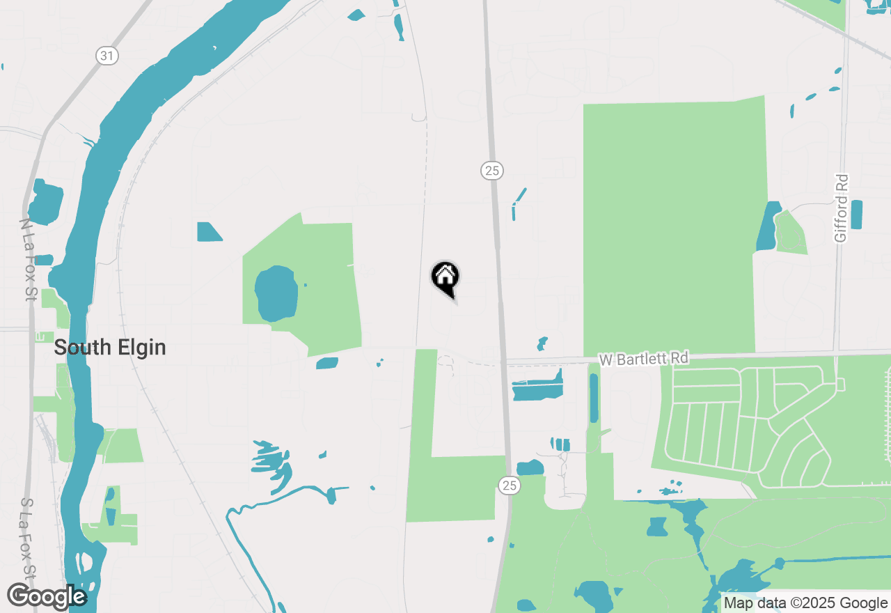 Map of 150 Cardinal Drive, South Elgin, IL 60177