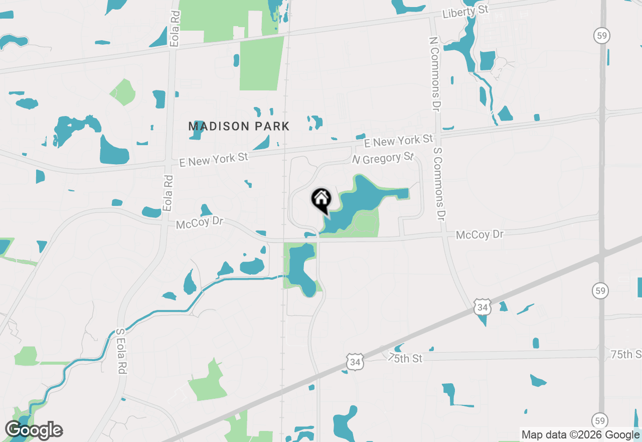 Map of 241 Shadybrook Lane, Aurora, IL 60504