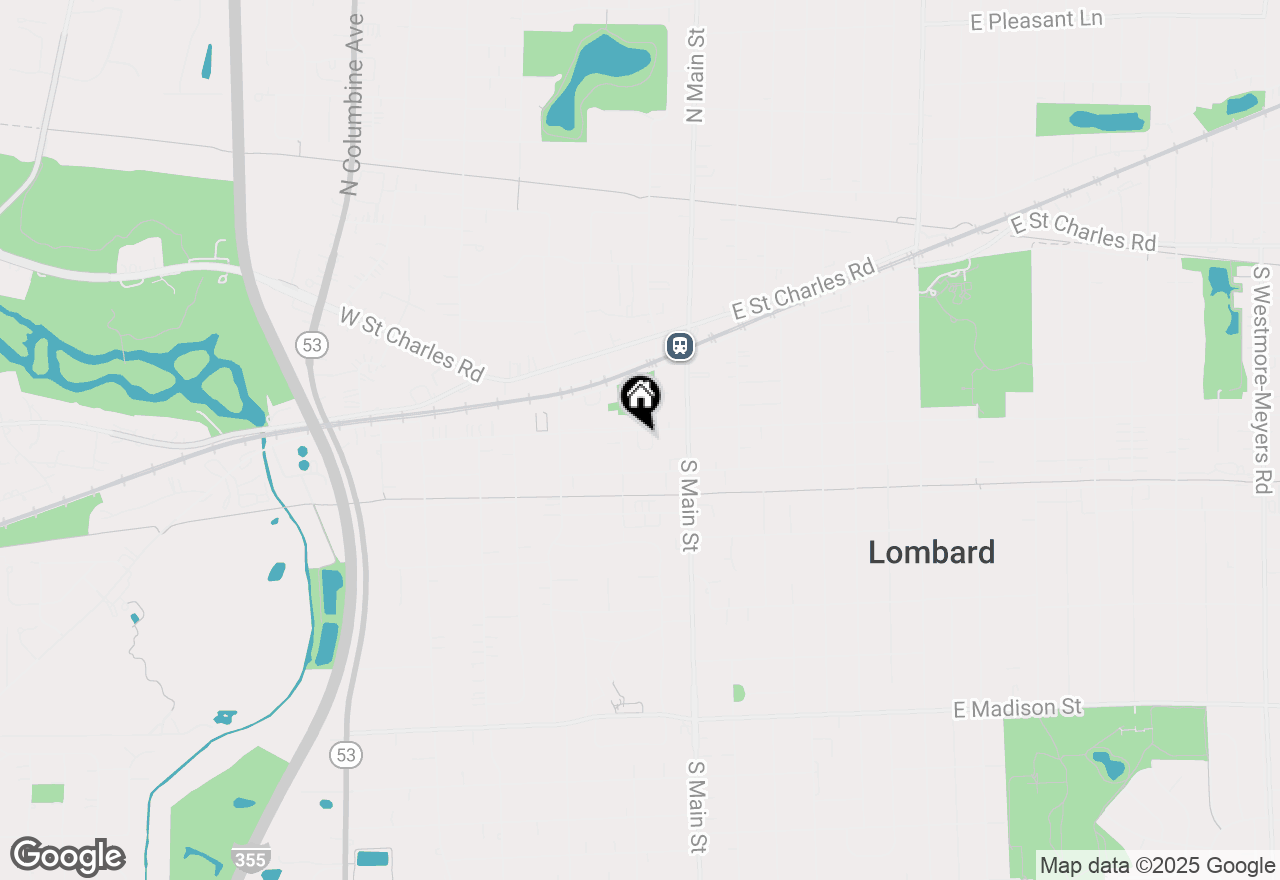 Map of 115 W Maple Street, Lombard, IL 60148