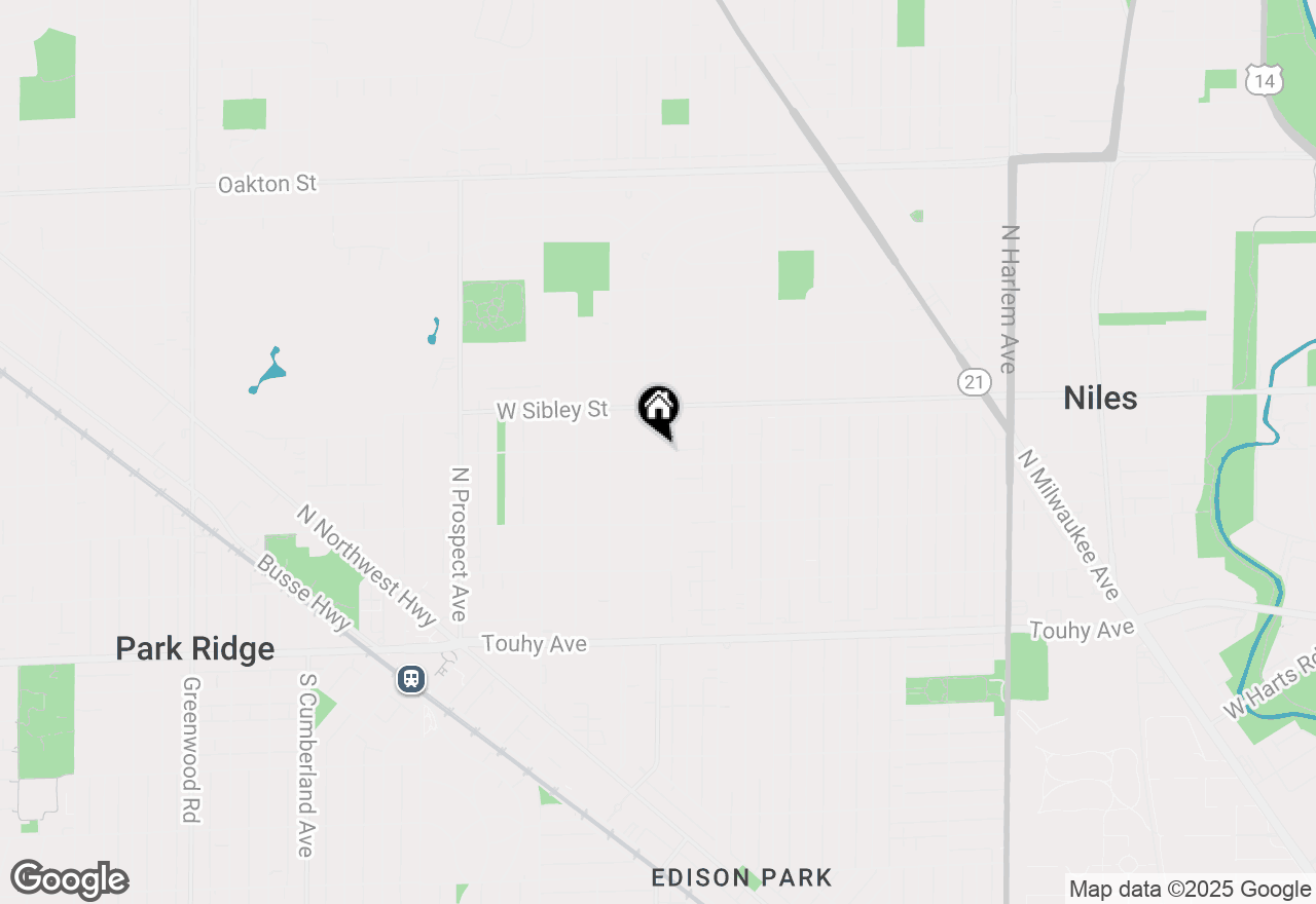 Map of 2101 N Cherry Street, Park Ridge, IL 60068