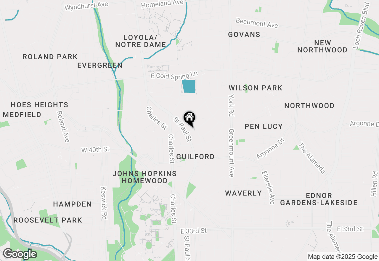 Map of 4101 Saint Paul Street, Baltimore, MD 21218