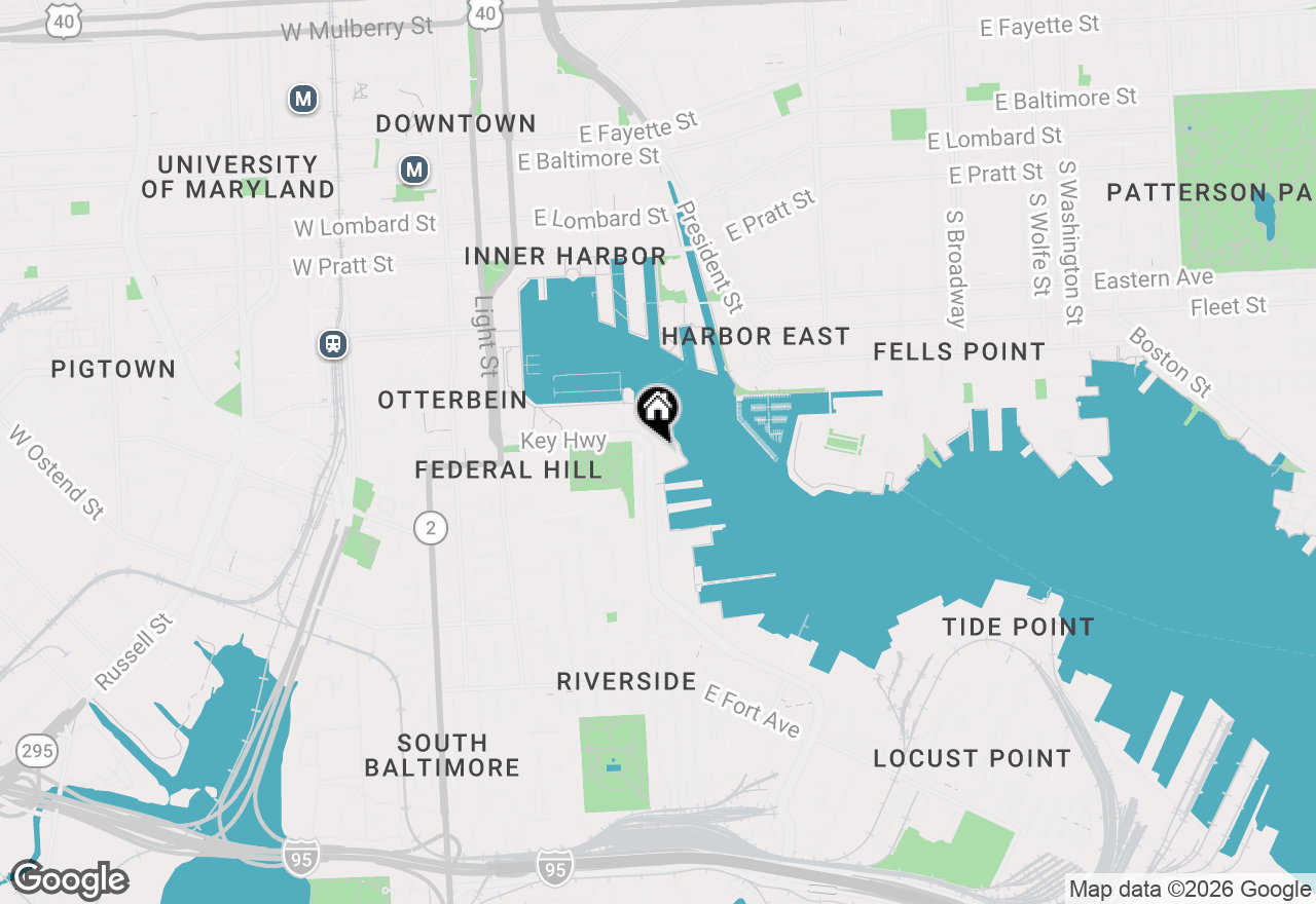 Map of 801 Key Highway #222, Baltimore, MD 21230