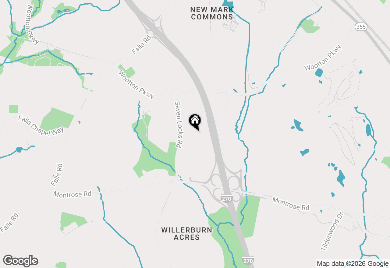 Map of 1121 Fortune Terrace #2, Potomac, MD 20854