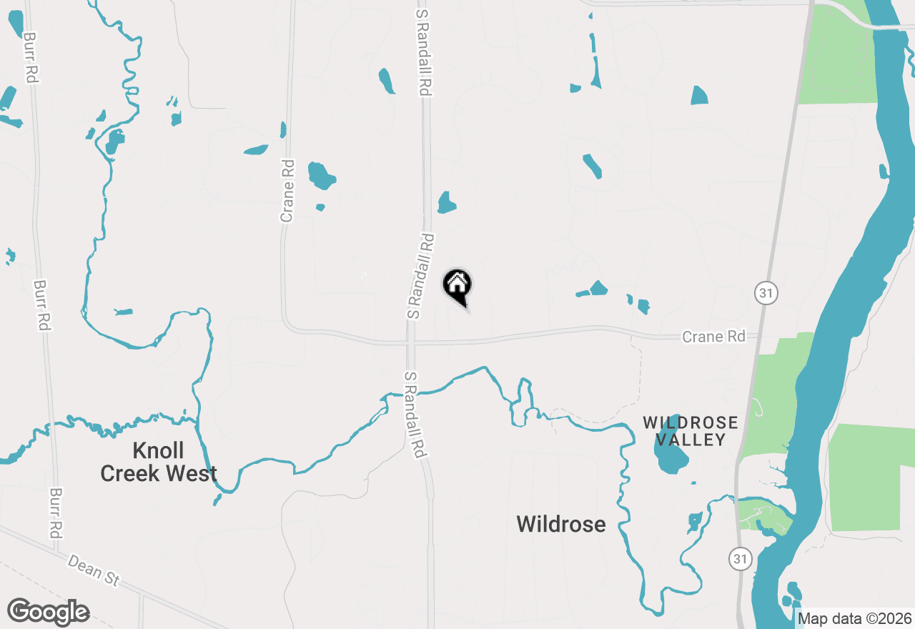 Map of 36W918 Crane Road, St. Charles, IL 60175