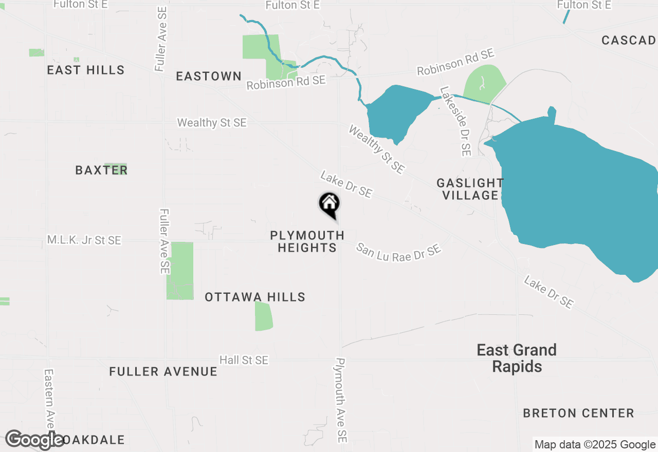 Map of 727 Plymouth Road Se, East Grand Rapids, MI 49506