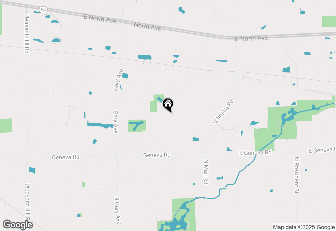 Map of 1N248 Darling Street, Carol Stream, IL 60188