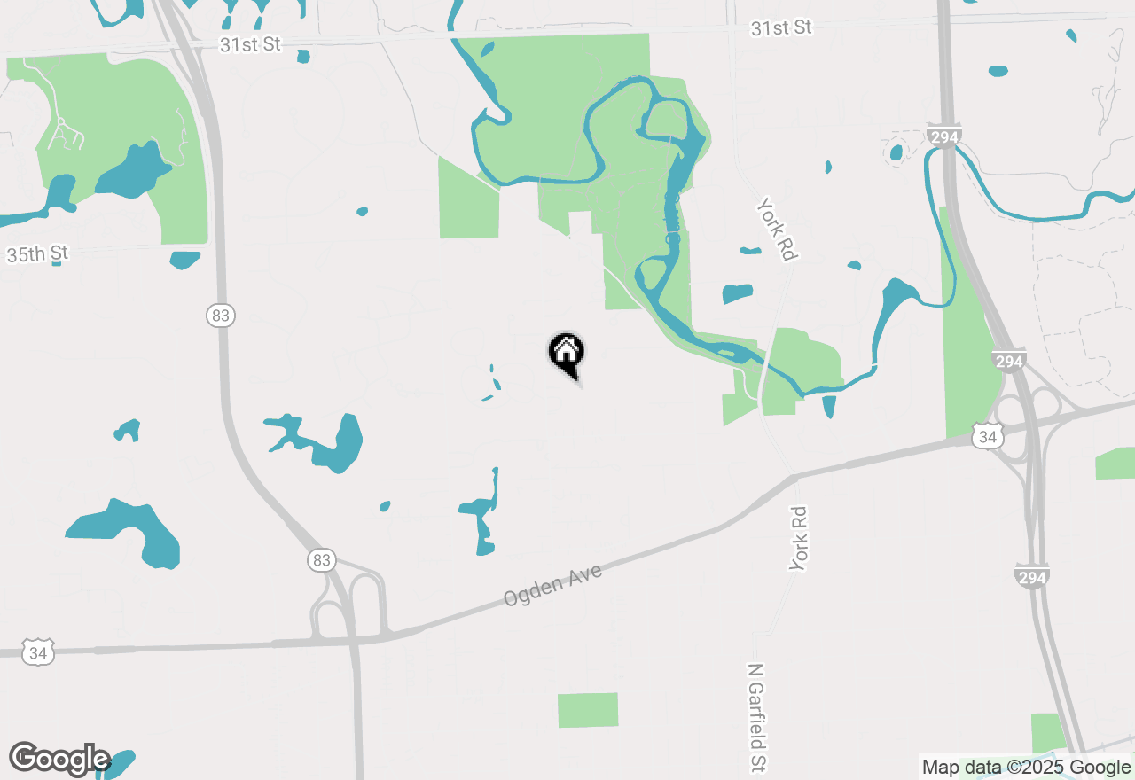 Map of (Address confidential), Oak Brook, Illinois 60523