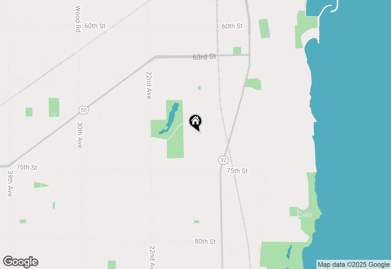 Map of 7002 16th Ave, Kenosha, WI 53143