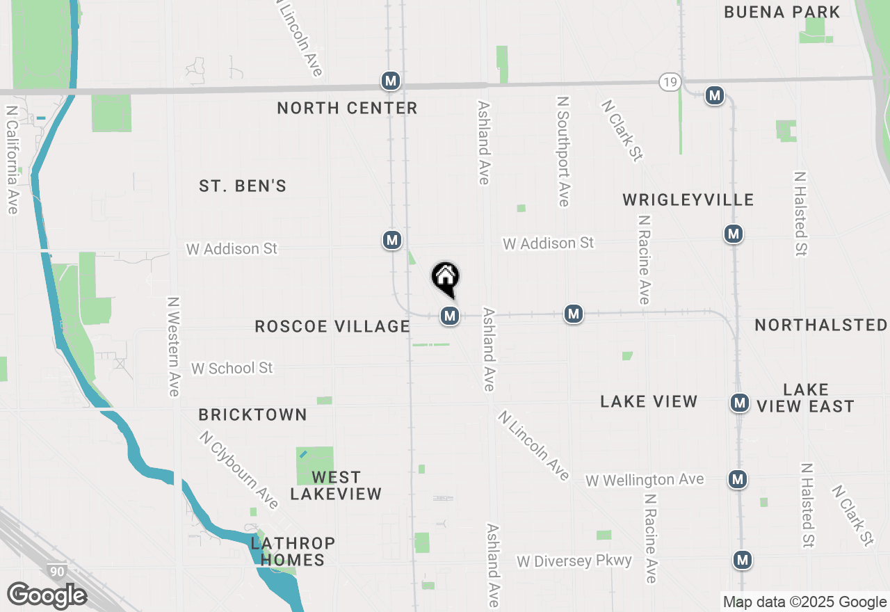 Map of 3425 N Lincoln Avenue, Chicago, IL 60657