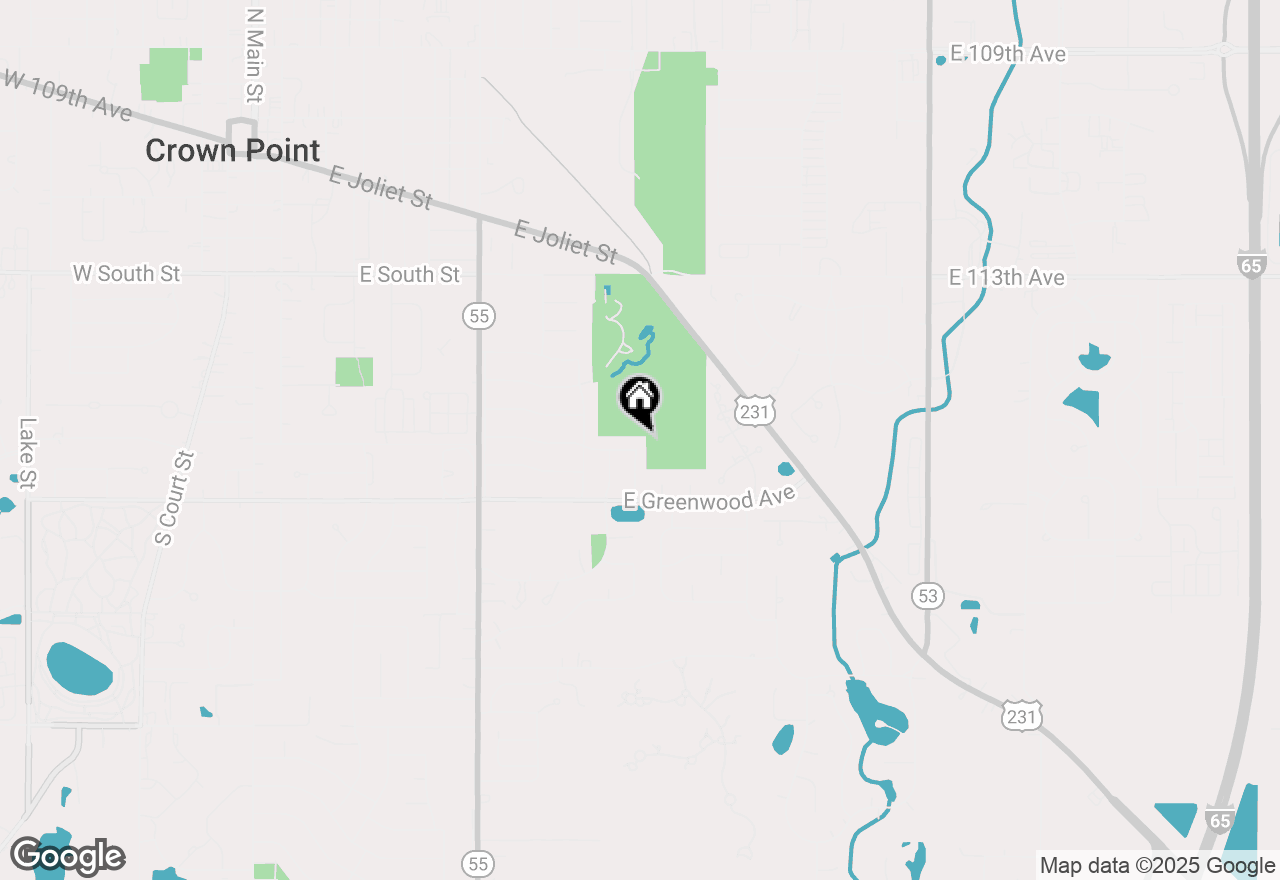 Map of 1036 Seneca Drive, Crown Point, IN 46307