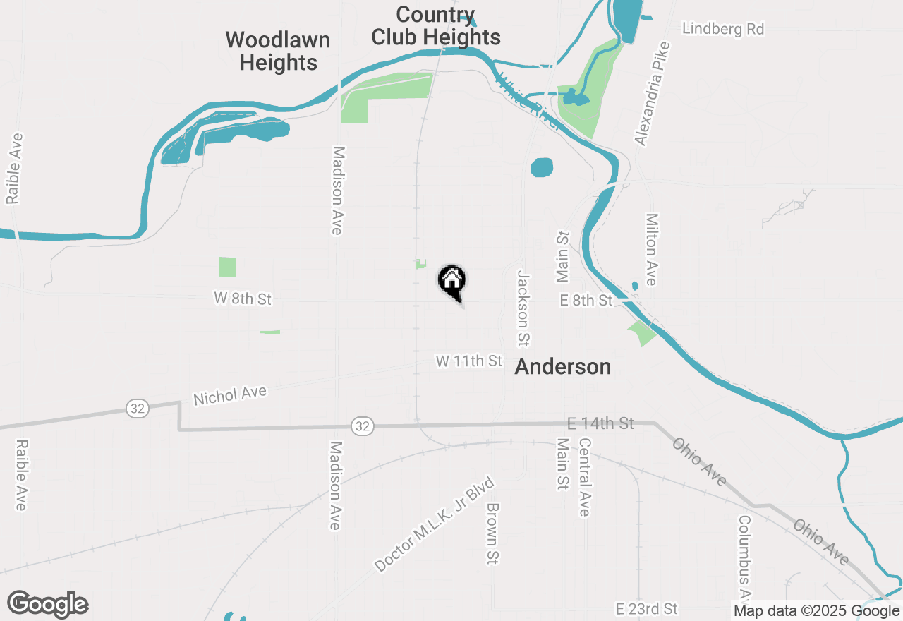 Map of 403 W 8th Street, Anderson, IN 46016
