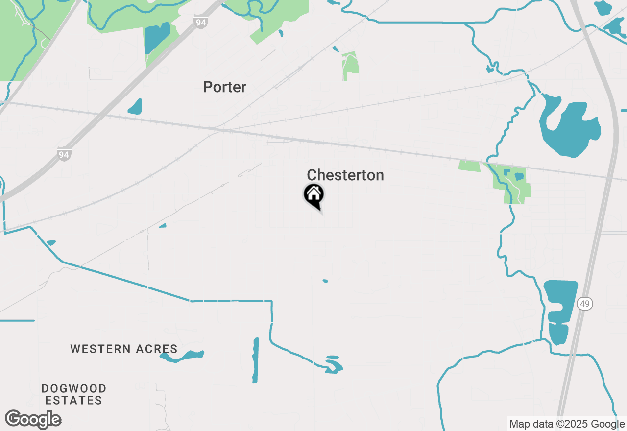 Map of 408 S 11th Street, Chesterton, IN 46304