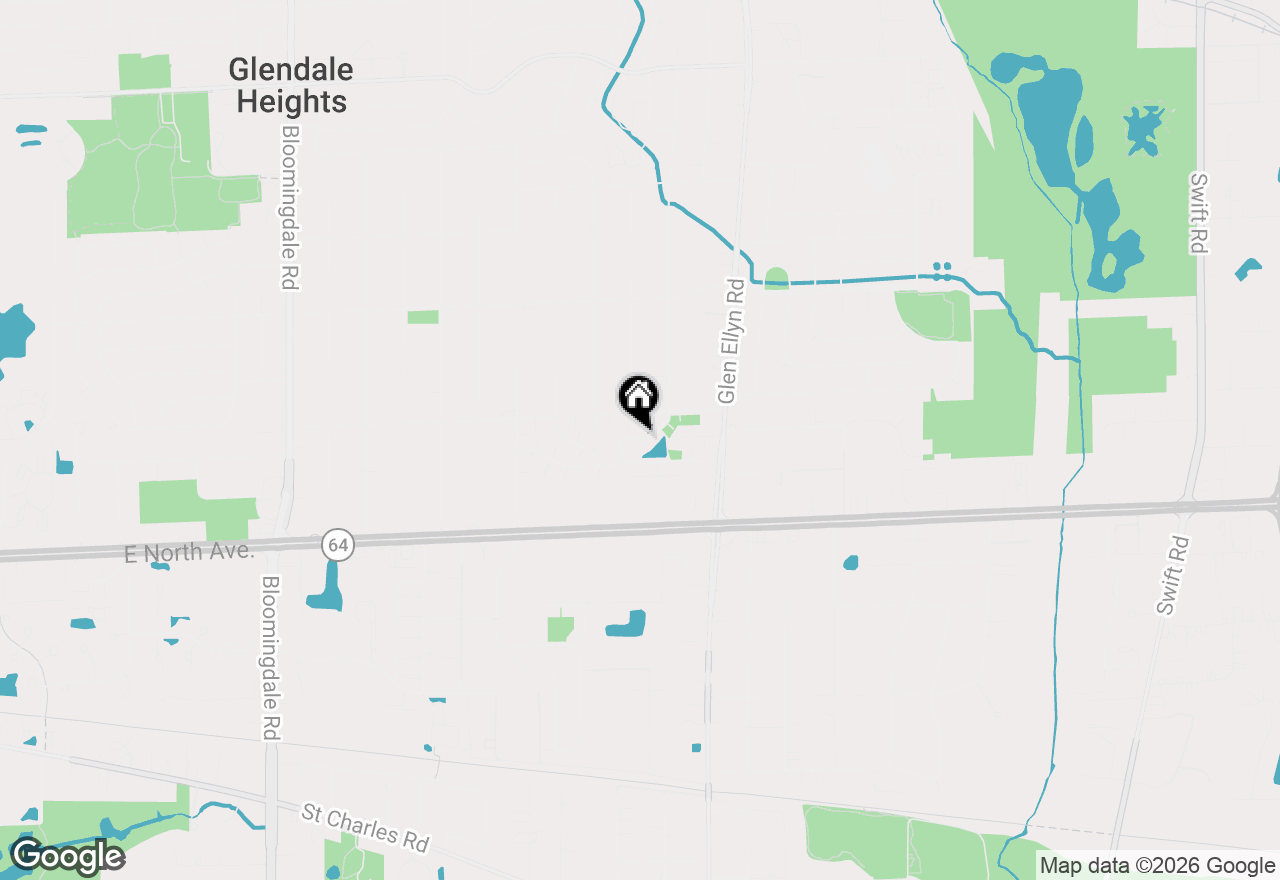 Map of 518 Darlene Lane #C, Glendale Heights, IL 60139
