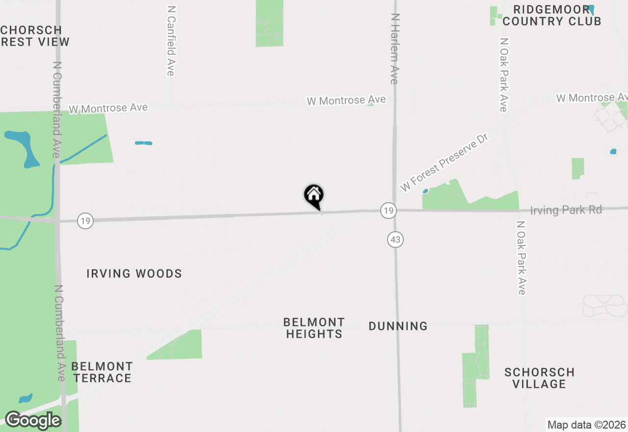 Map of 7455 W Irving Park Road, Chicago, IL 60634