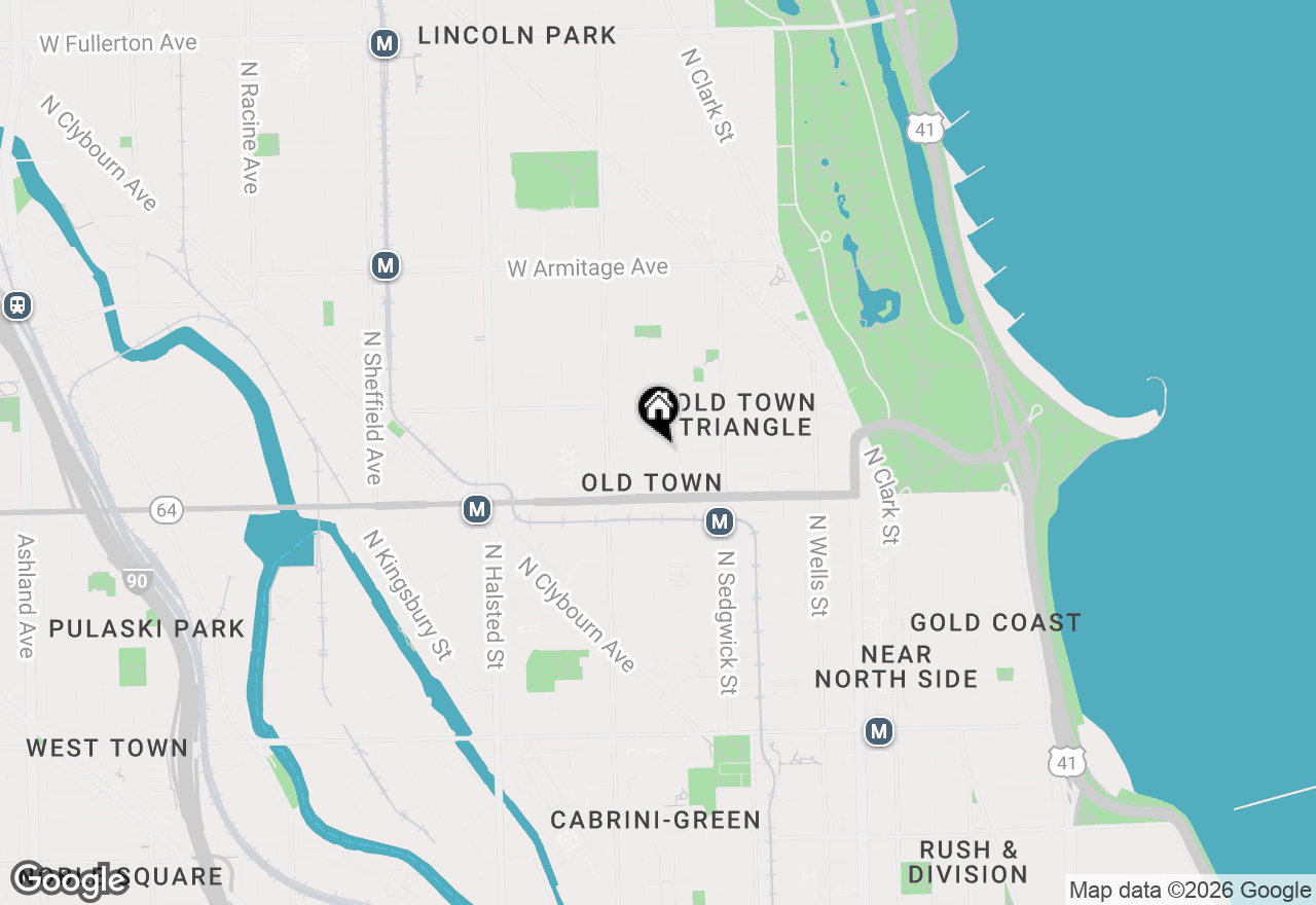 Map of 1648 N Cleveland Avenue, Chicago, IL 60614