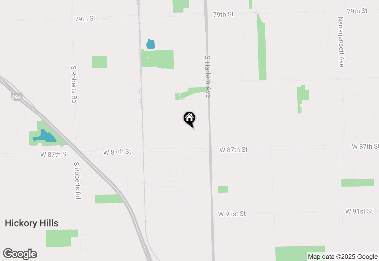 Map of 7306 W 86th Street #3B, Bridgeview, IL 60455