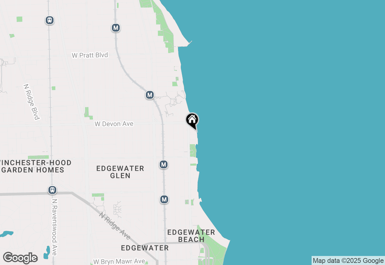 Map of 6325 N Sheridan Road #504, Chicago, IL 60660