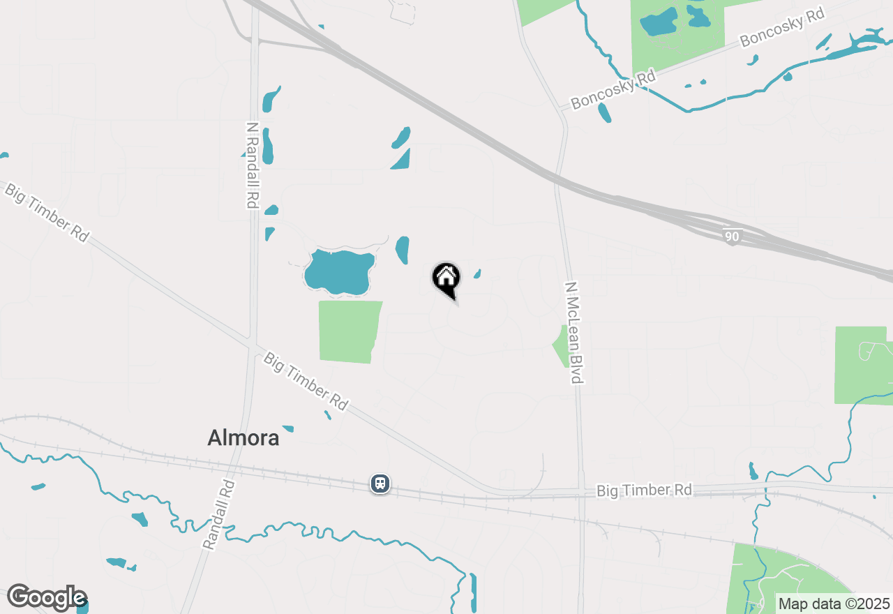 Map of 41 Lockman Circle, Elgin, IL 60123