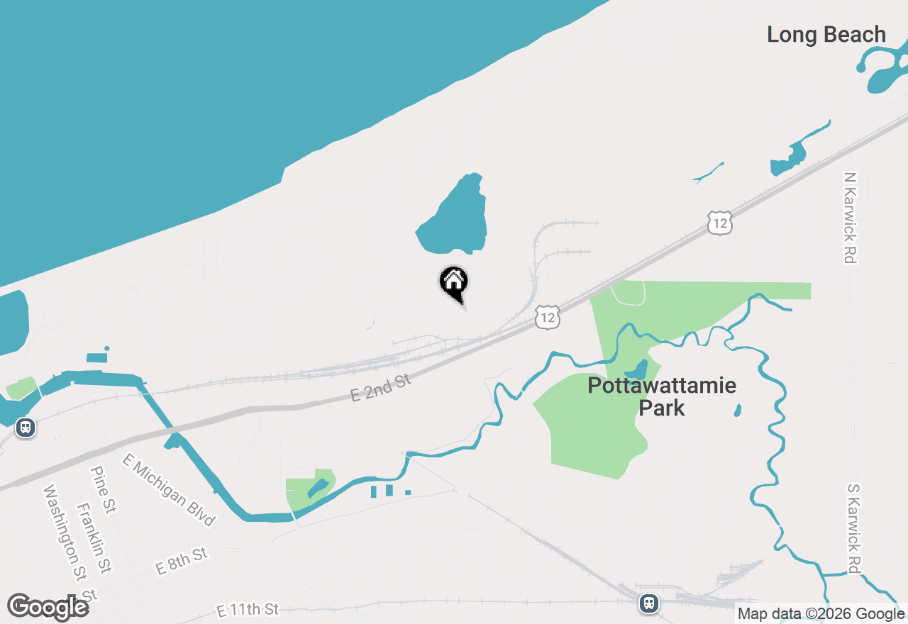 Map of 808 Washington Park Boulevard, Michigan City, IN 46360