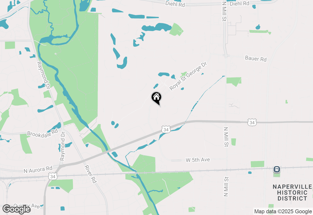 Map of 1017 Royal Bombay Court, Naperville, IL 60563