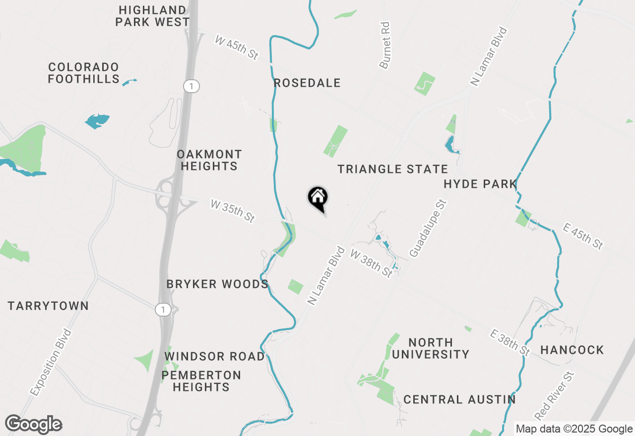 Map of 3811 Bailey Ln, Austin, TX 78756