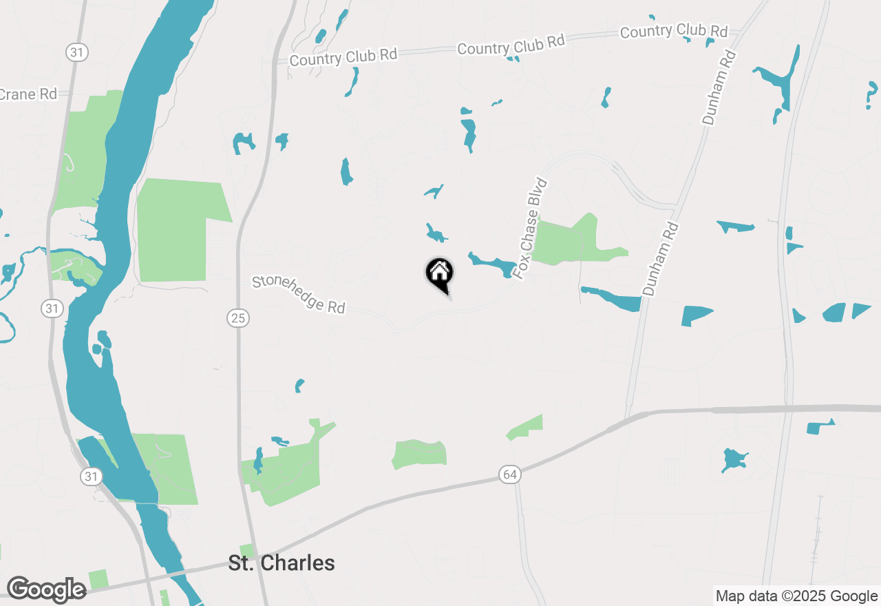 Map of 1006 Thoroughbred Circle, St. Charles, IL 60174