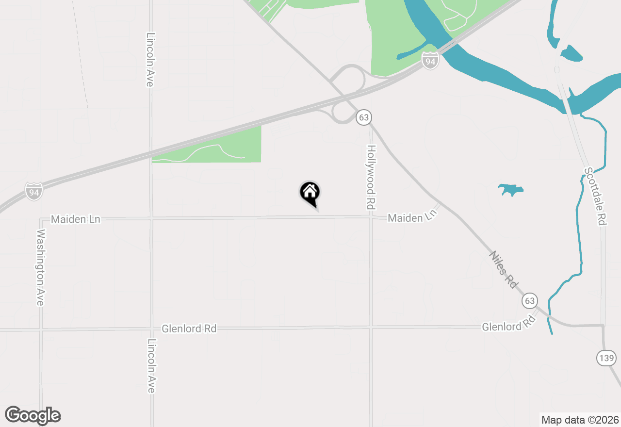 Map of 317 Maiden Lane, St. Joseph, MI 49085