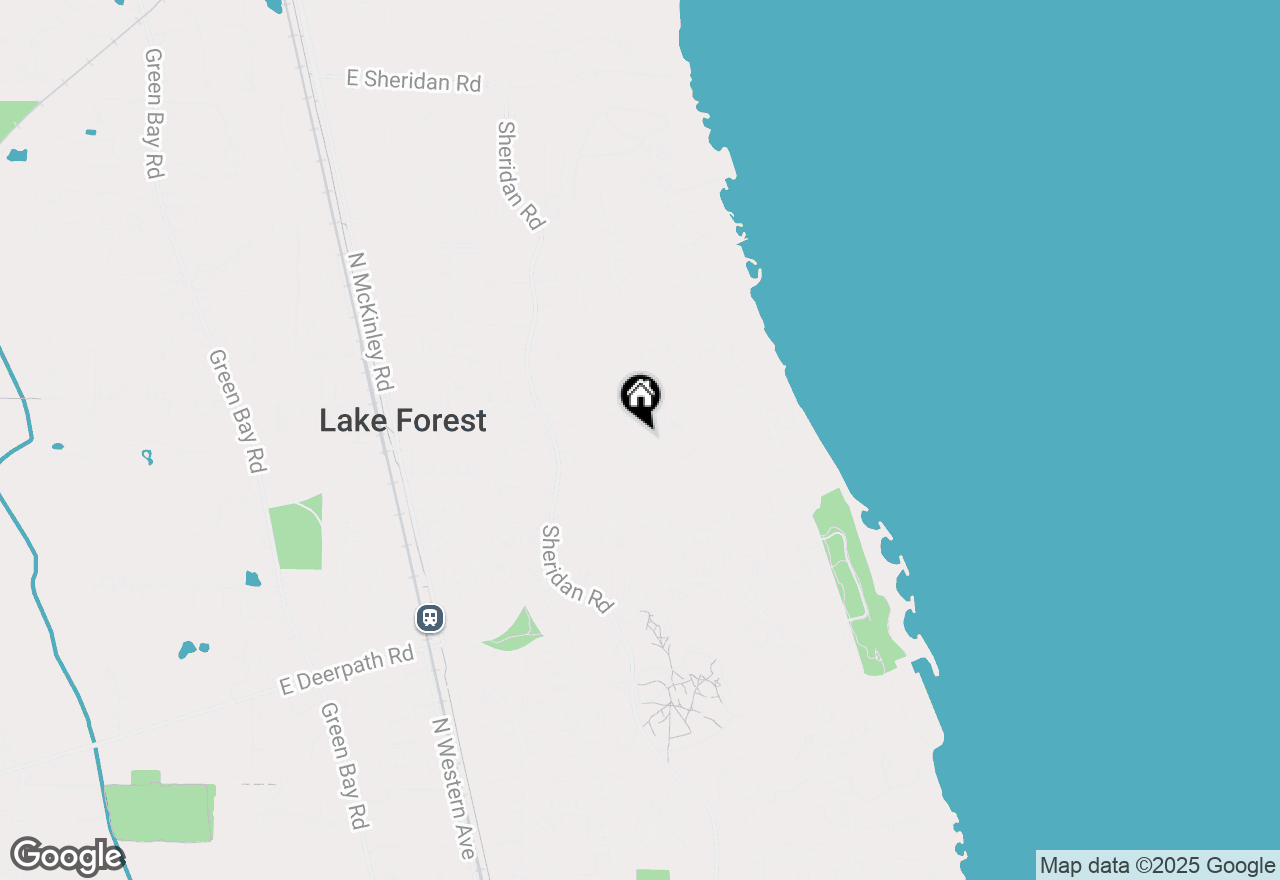 Map of 1006 Elm Tree Road, Lake Forest, IL 60045