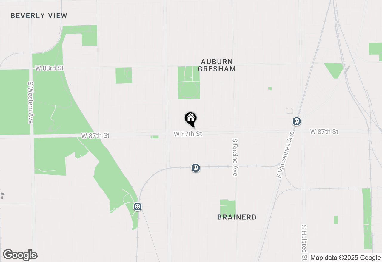 Map of 1432 W 87th Street, Chicago, IL 60620