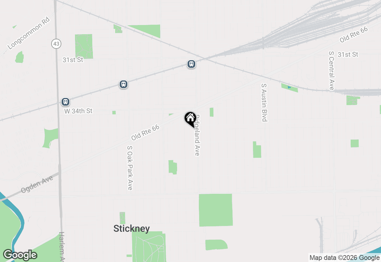 Map of 3515 Elmwood Avenue, Berwyn, IL 60402