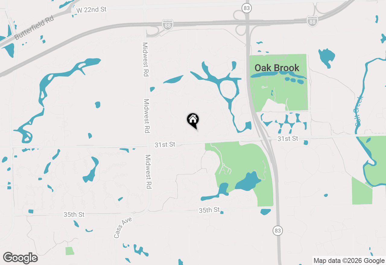 Map of 11 Cambridge Drive, Oak Brook, IL 60523