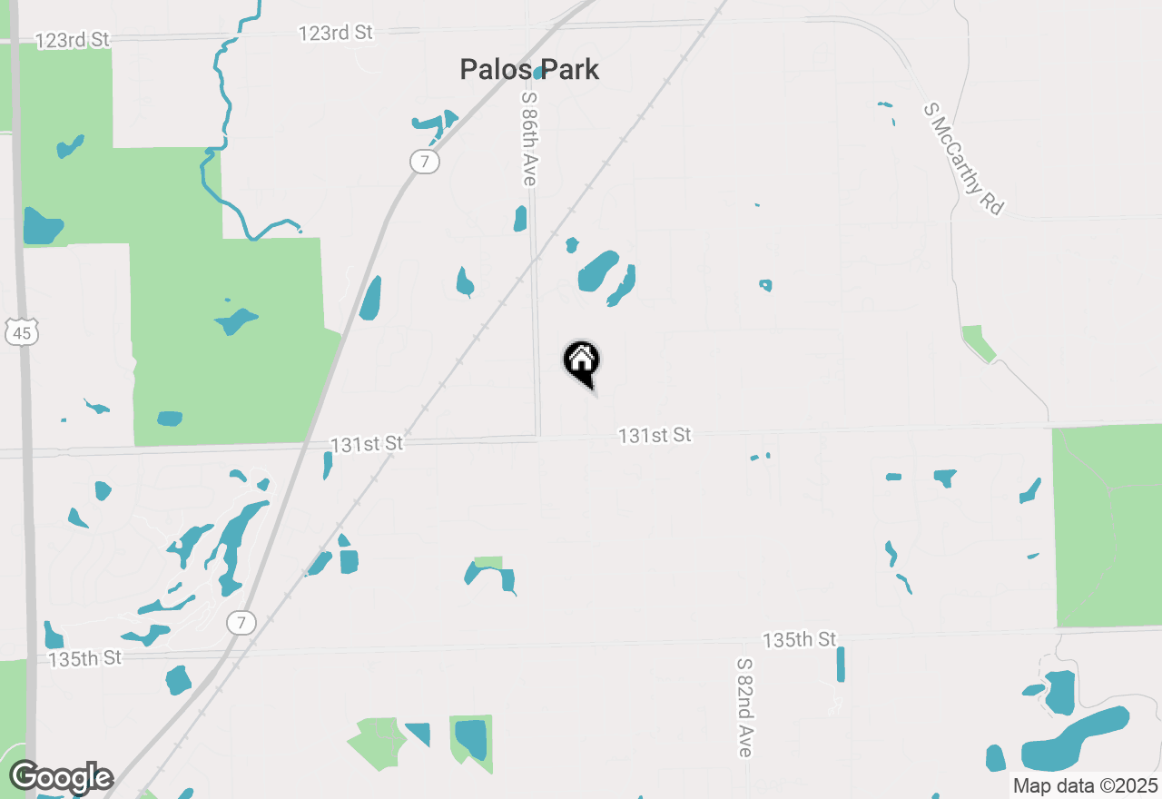 Map of 13016 S 85th Avenue, Palos Park, IL 60464