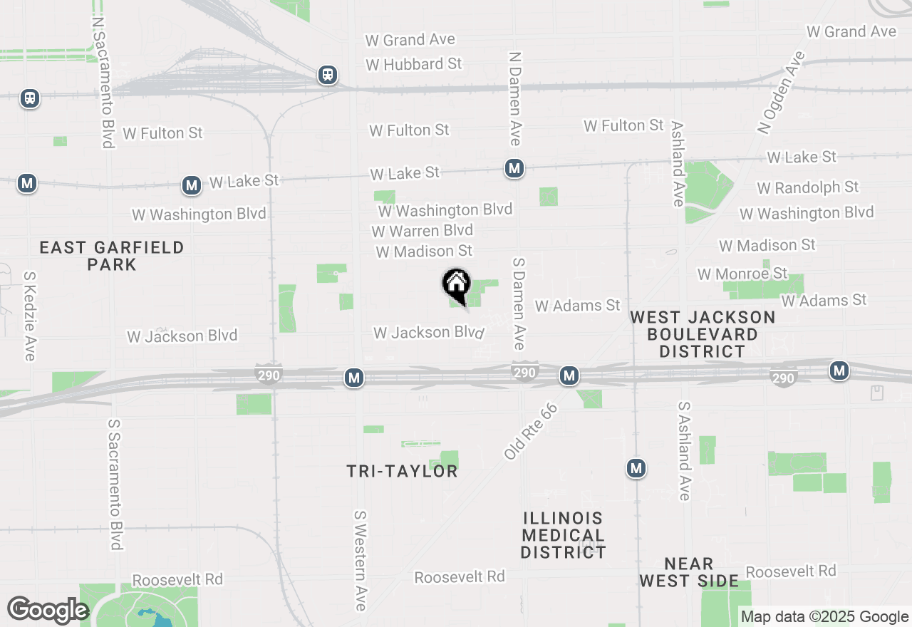 Map of 2135 W Adams Street #2, Chicago, IL 60612