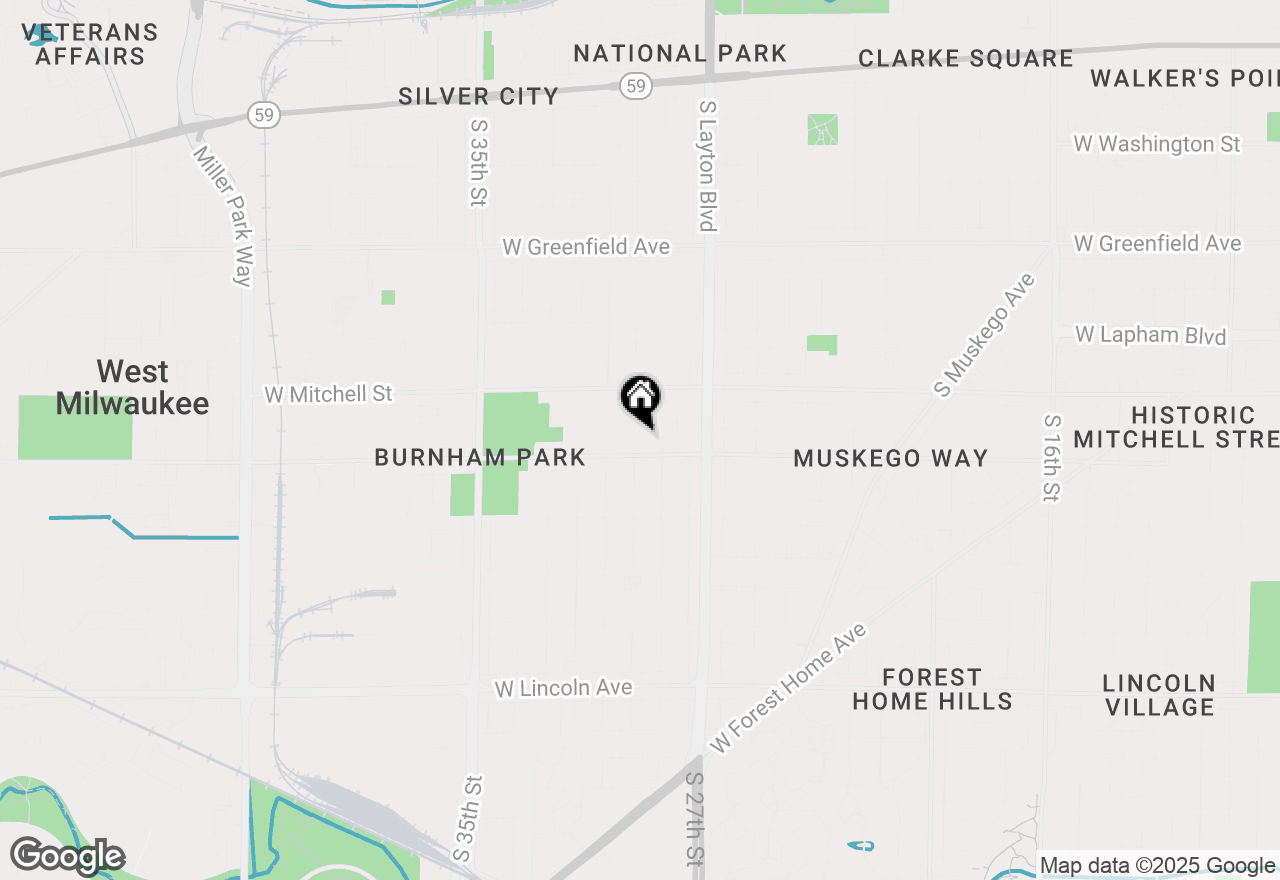 Map of 1817 S 29th St #1819, Milwaukee, WI 53215