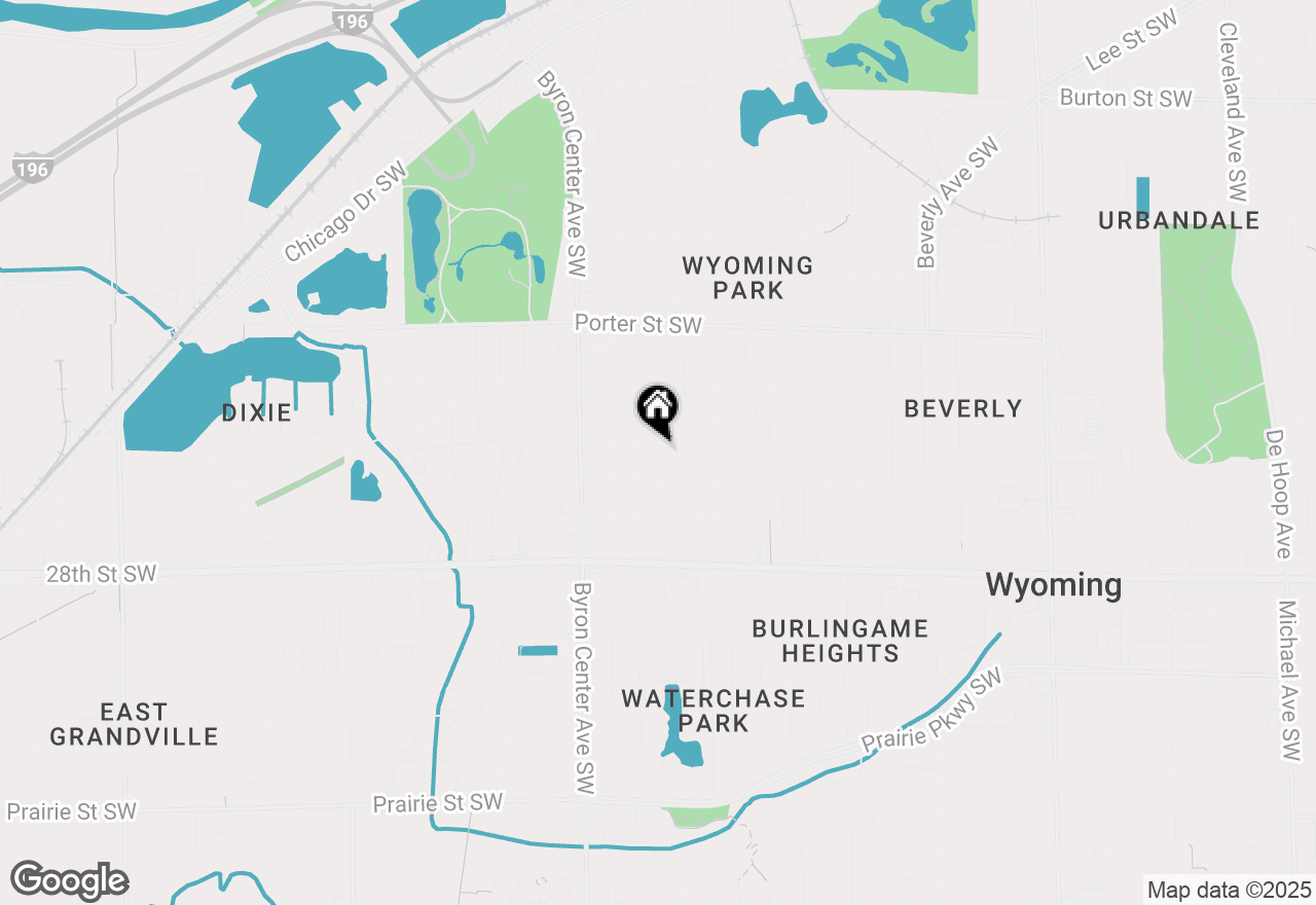 Map of 2140 Wrenwood Street Sw, Wyoming, MI 49519
